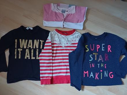 3x tenka mikina/svetrik v.116, george,116