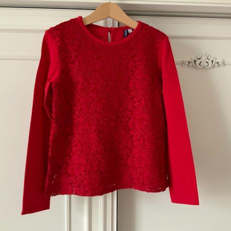 Bavlnené tričko s krajkou original marines, original marines,128