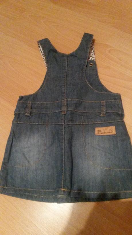 Nevyuzita suknicka na traky, h&m,80