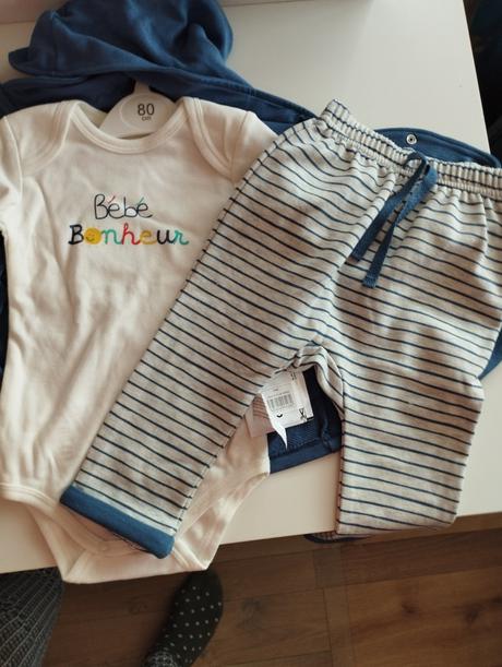 Súprava body svetrík tepláky, in extenso,80