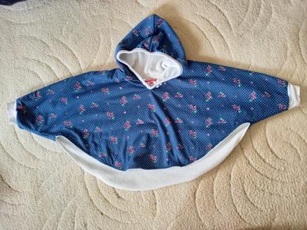 Zateplené pončo, 80