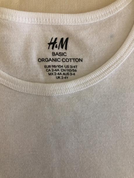 Tielka/nátelníky, h&m,98
