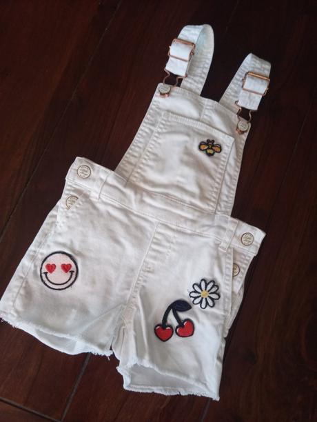 Krátke nohavice na traky, h&m,98