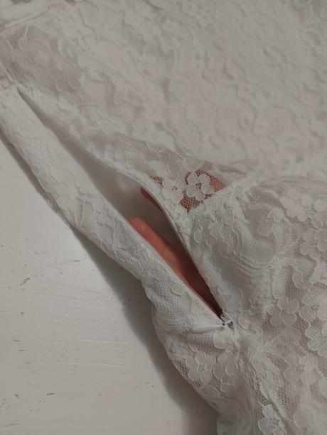 Biela čipkovaná blúzka, vero moda,xs