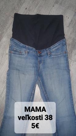 Tehotenské rifle, h&m,38
