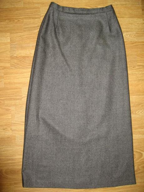 Vlnená sukňa, s