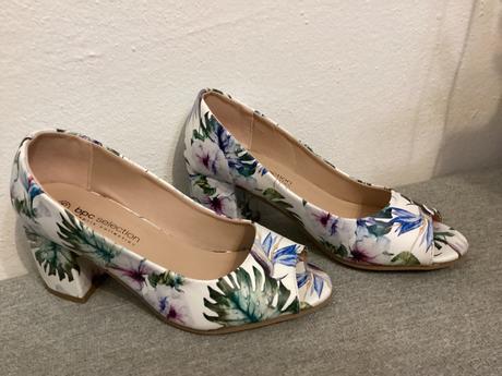 Kvetinkové topánky bonprix, 35