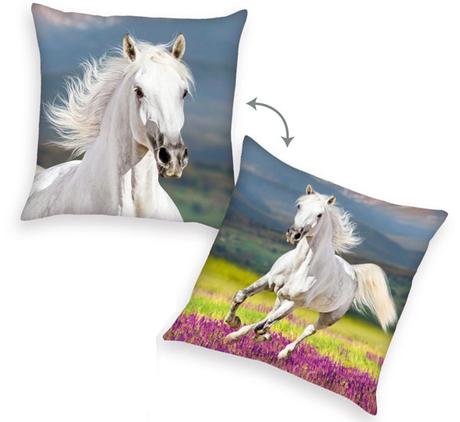 Vankúš kôň biely 40/40,