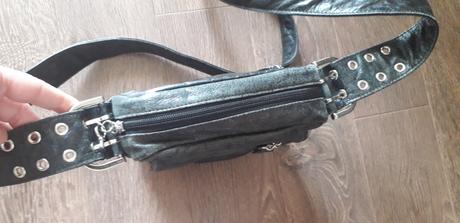 Kožená crossbody  bershka, bershka