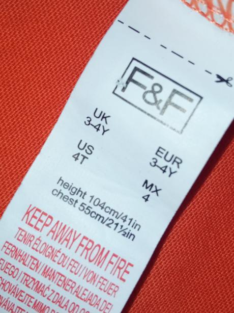 Pásikavé tričko bez rukávov,3-4 r., f&f,104