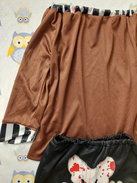 Zombie kostra - halloweensky kostým veľ.128,