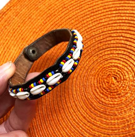 Kožený náramok reggae jamajka, 