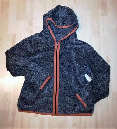 Huňatý sveter na zips, m