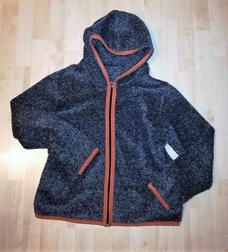 Huňatý sveter na zips, m