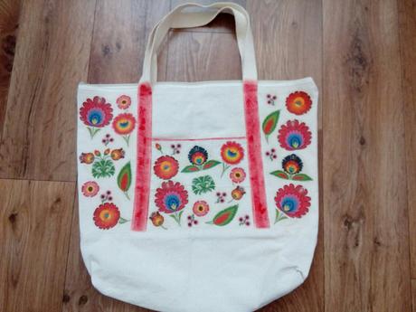 Bavlnena veľká folk taška,