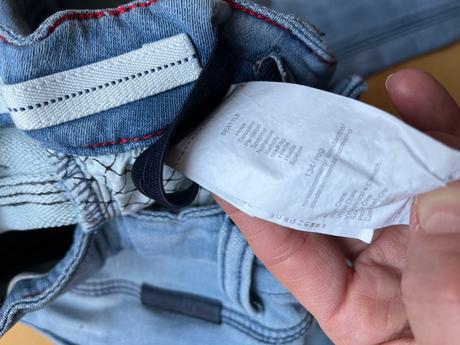 Teplaky v jeansovom vzhlade top stav 78 cm, s.oliver,134