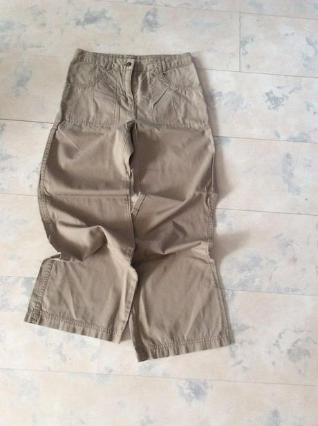 Plátenné nohavice, h&m,140