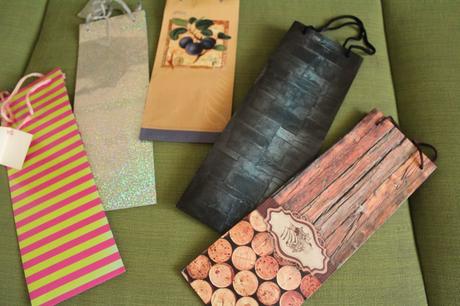 Darčekové tašky na víno, alkohol, 