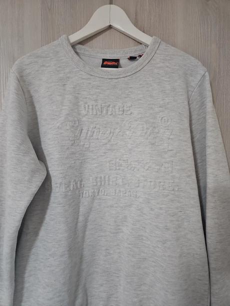 Sivá mikina superdry, superdry,l