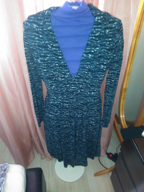 Vzorované šaty h&m, h&m,s