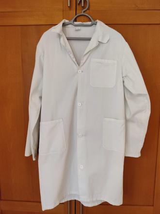 Pracovný biely plášť, 50