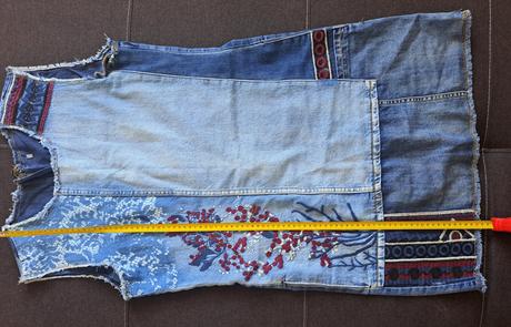 Desigual riflové šaty, desigual,l