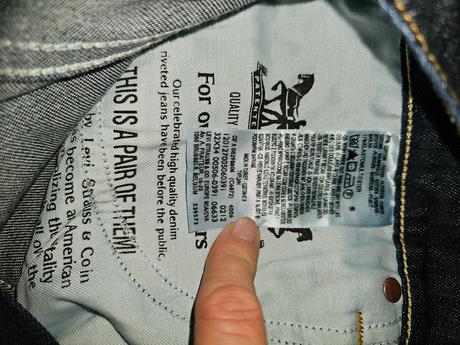 Pánske rifle w32 l34, levis,l