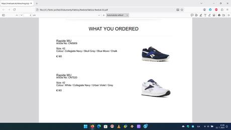 Reebok classic rapide mu, reebok,42
