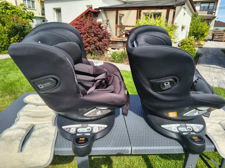 2x autosedačka joie i-spin 360 + 2x merino podložk, joie