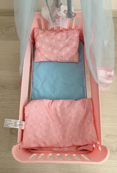 Postieľka pre bábiky baby annabell s baldachýnom, 