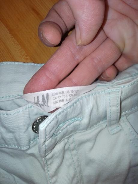 Kraťasy, h&m,158