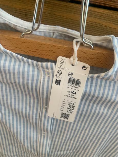Lindex ľanový romper, junper, letný overal, pyžamk, lindex,104