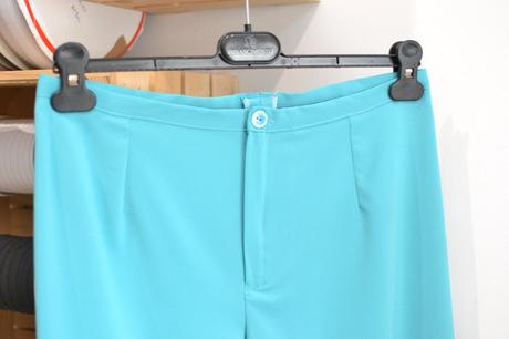 Tyrkysové nohavice l, l