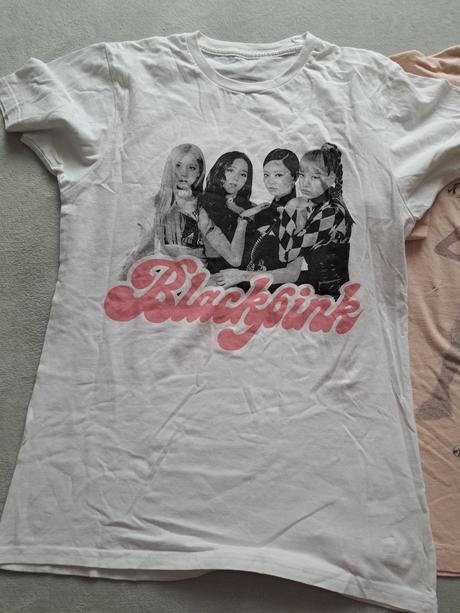 Tricka kr rukav black pink 10e, 152