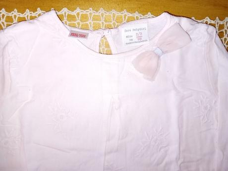 Rozkošné tričko/blúzka  s mašličkou, zara,98
