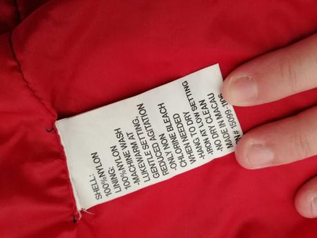 Farebná prechodná bunda, 164