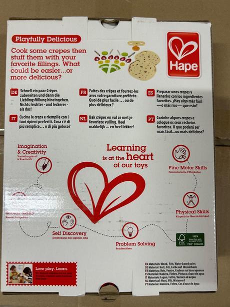 Hape novy - palacinky set,
