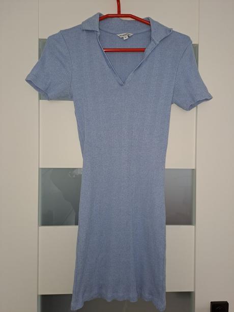 Modré šaty, clockhouse,xs