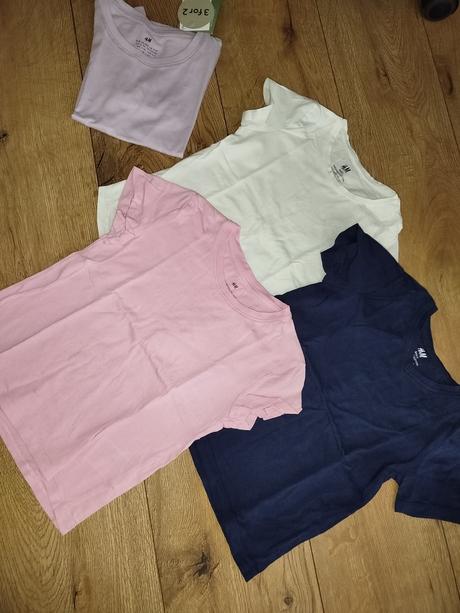 Tričko 4 ks hm, h&m,98