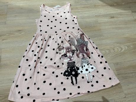Saty zajko macka134az140, h&m,134