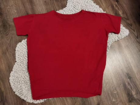 Jednoduché voľné tričko s vreckami, xl