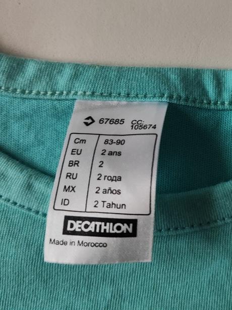Tričko, decathlon,86