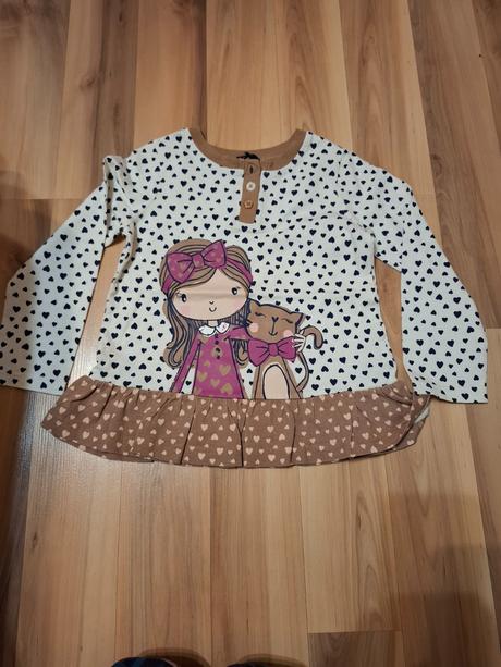 Tunika dievčatko s mačičkou, george,110