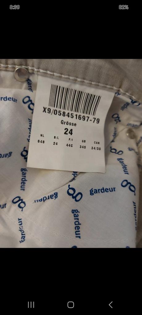 Nohavice pánske gardeur., 48
