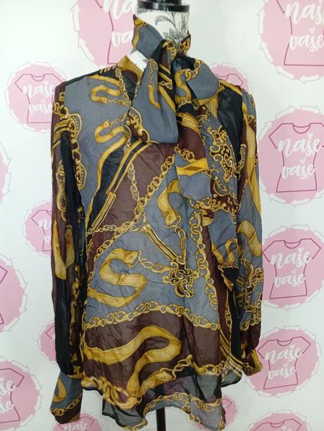 100 percent hodvábna blúzka, m