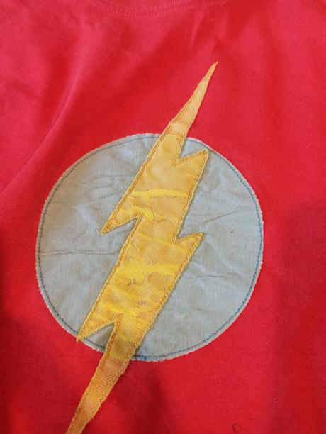 Tričko, červené 128/134, nosrne, 128