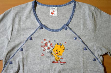 Kojenecká nočná košeľa so županom, vienetta secret,l - xxl
