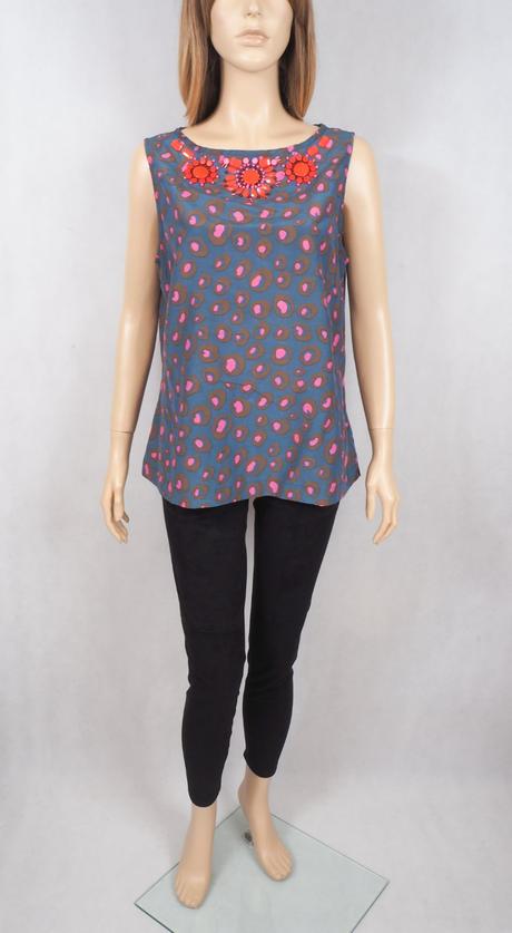 Luxusná hodvábna blúzka boden, 42