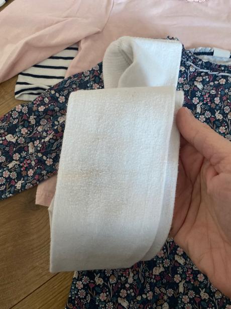 3 pack tričiek + pančuchy hm 92, h&m,92