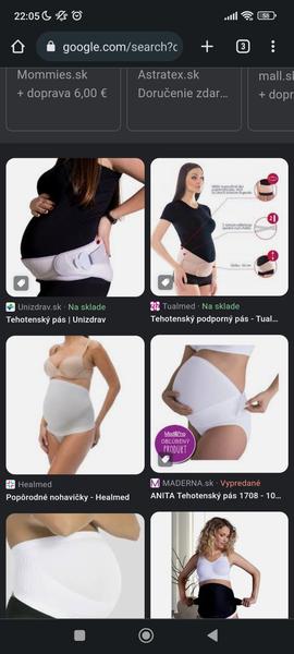 Podporný tehotenský pás